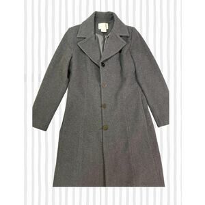 Worthington Long Coat Charcoal Gray Size 8